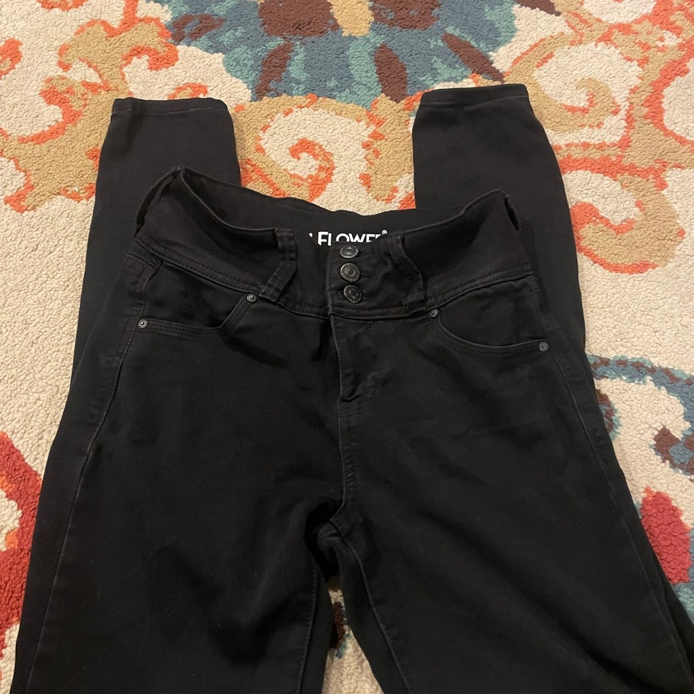 Wallflower Black Soft Jeggings